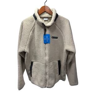 Columbia Men’s Sherpa Sweatshirt Heavyweight Size L NEW